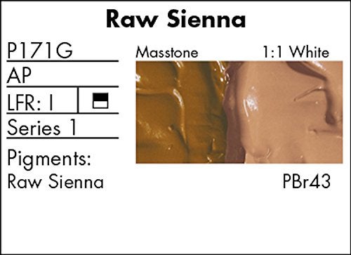 Grumbacher Pre-Tested Oil Paint, 37ml/1.25 Ounce, Raw Sienna (P171G) - Image 2